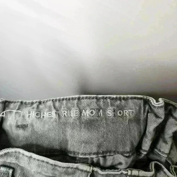 American Eagle women's highest rise mom short light sage green shorts size 4 - Picture 5 of 7